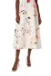 Floral Fit and Flare Dress(2,Silk White/Multi)