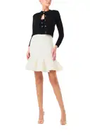 Cropped Cashmere Tank(X-SMALL,Black)