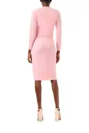 Knit Pencil Skirt(X-SMALL,Pink)