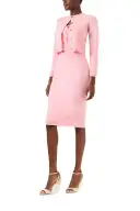Knit Pencil Skirt(X-SMALL,Pink)