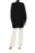 Chunky Long Cashmere Cardigan(S/M,Black)
