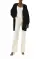 Chunky Long Cashmere Cardigan(S/M,Black)
