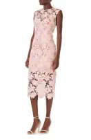 Printed Lace Day Dress(2,Peony/Multi)