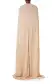 Floor Length Jersey Cape(SMALL,Sand)