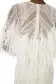 Feathered Capelet Gown(4,French Vanilla)