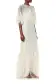 Feathered Capelet Gown(4,French Vanilla)