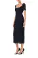 Short Sleeve Lace Sheath(2,Night Sky)