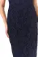 Short Sleeve Lace Sheath(2,Night Sky)