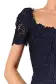 Short Sleeve Lace Sheath(2,Night Sky)