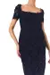 Short Sleeve Lace Sheath(2,Night Sky)