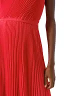 One Shoulder Cape Gown(2,Scarlet)