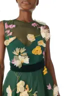 Floral Tulle Ball Gown(2,Juniper)