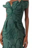 Floral Embroidered Column Gown(2,Juniper)
