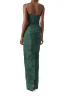 Floral Embroidered Column Gown(2,Juniper)