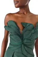 Floral Embroidered Column Gown(2,Juniper)