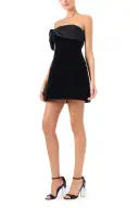 Structured Mini Dress(2,Noir)