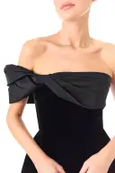 Structured Mini Dress(2,Noir)
