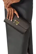 Delphine Clutch - Noir