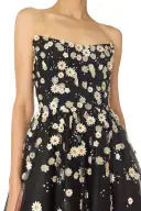 Daisy Embroidered Tulle Dress(2,Noir/Multi)