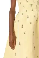 Limoncello Embroidered Cocktail Dress(2,Limoncello/Multi)