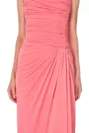 Strapless Draped Jersey Gown(2,Shell)