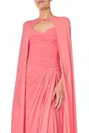 Floor Length Jersey Cape(XSML,Shell)