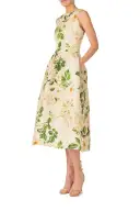 Floral Sleeveless Day Dress(2,Bellini/Multi)