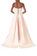 Rosé Beaded Satin Gown(2,Rose)