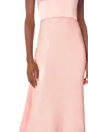 Satin and Sequin Column Gown(2,Rosette)