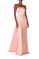 Satin and Sequin Column Gown