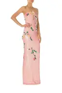 Floral Sequin Column Gown(2,Rosette)