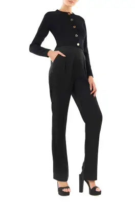 Cropped Long Sleeve Cardigan(X-SMALL,Black)
