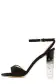 Harper Suede Studded Lucite Heel