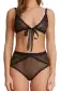 Rendezvous Bralette(EXTRA SMALL,Noir)