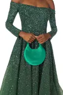 Demi Evening Bag - Emerald