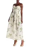 Florette Dress Silk White(2,Silk White/Leaf)