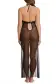 Rendezvous Slip Dress(SMALL,Noir)