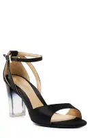 Haven Satin Sandal(35,Noir)