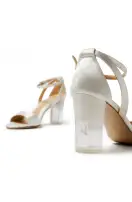 Haven Satin Sandal(35,White)