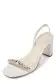Hollis Satin Slingback(35,Silk White)