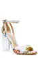 Ava Tuileries Printed Sandal(35,IVORY MULTI)