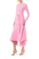 Long Sleeve Pink Knit Dress(2,Pink Carnation)