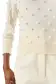 Creme Pearl Cashmere Sweater(XSMALL,Creme)