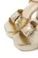 Kris Metallic Leather Platform(35,Platina)