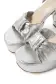 Kris Metallic Leather Platform(35,Silver)