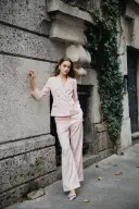 Double Breasted Blazer(2,Pale Blush)