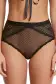 Rendezvous Open Back Brief(EXTRA SMALL,Noir)
