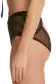Rendezvous Open Back Brief(EXTRA SMALL,Noir)