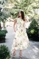 Floral Sleeveless Day Dress(2,Bellini/Multi)