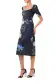 Short Sleeve Floral Dress(2,Night Sky Multi)